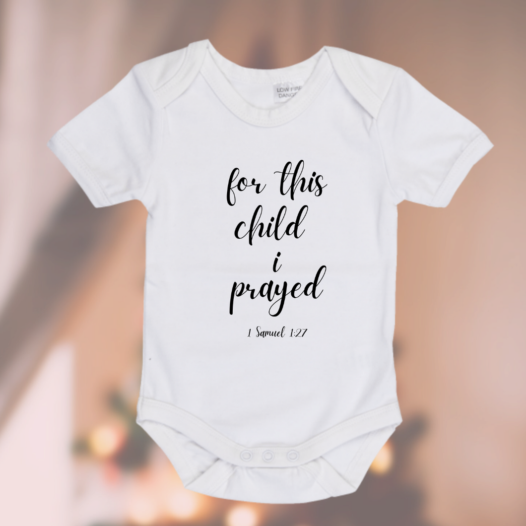 For This Child I Prayed 